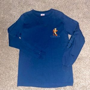 Vintage Disney Store Winnie The Pooh Tigger Long Sleeve T-Shirt Small USA Made